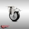Service Caster 4 Inch 316SS Black Polyurethane Swivel Top Plate Caster with Total Lock Brake SCC-SS316TTL20S414-PPUB-BLK - alternate 4